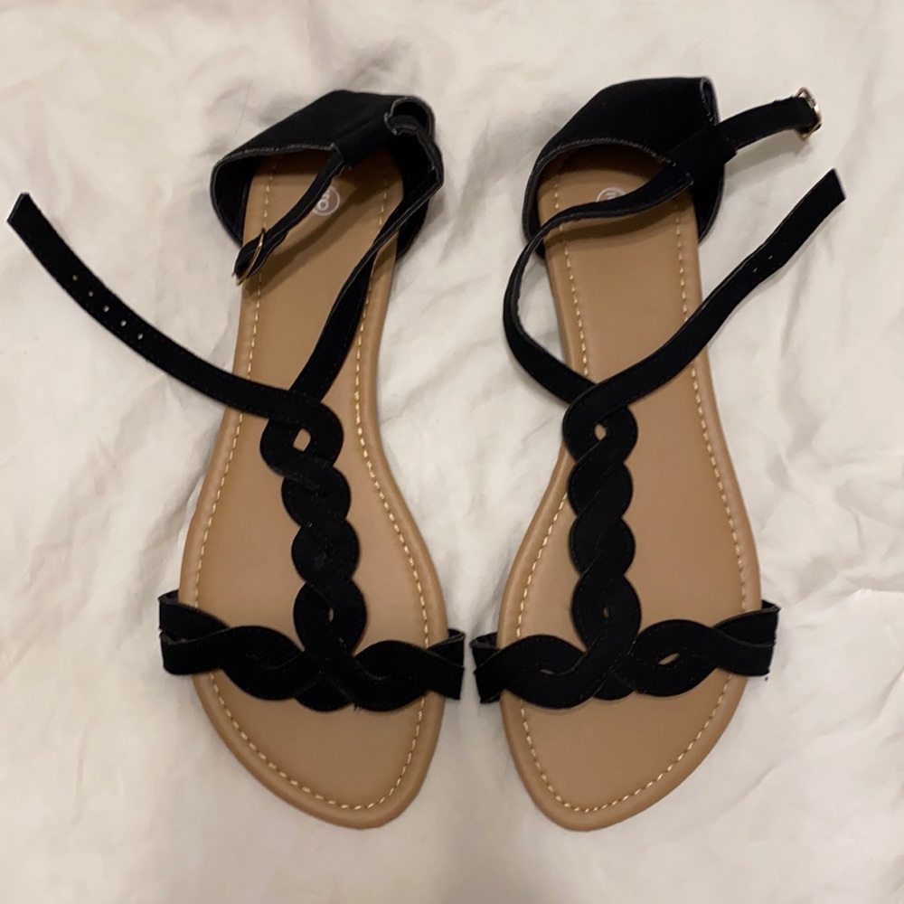 Braided sandals